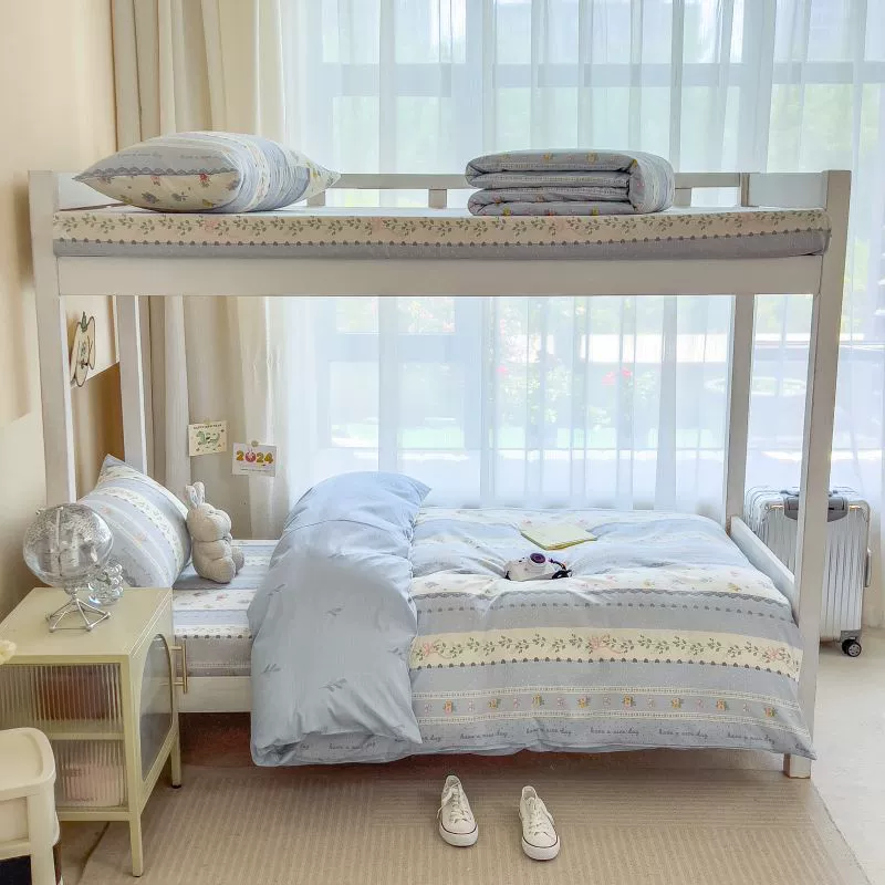 Fresh bedspread, set for elementary school students, duvet, 3 piece set, 0.9m