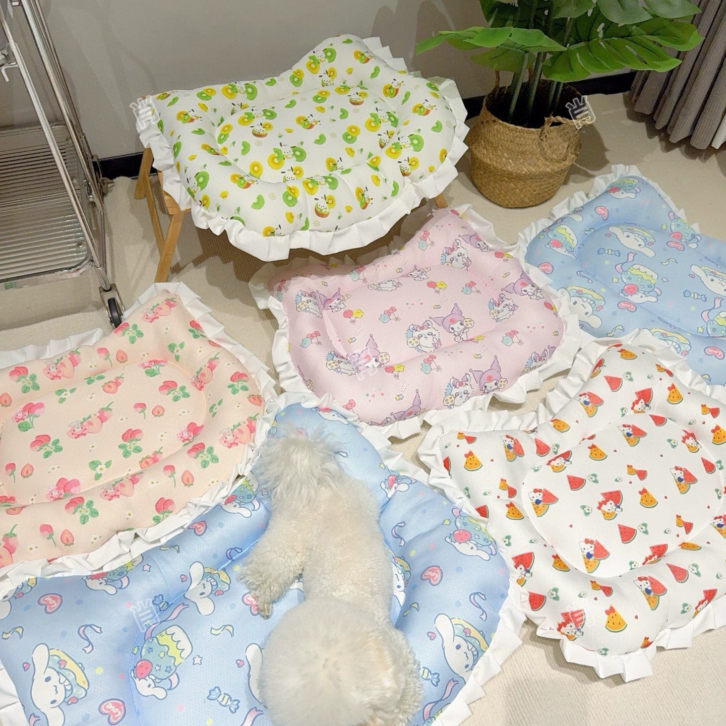 Лежачее гнездо для кошки, крутой собачий домик, удобное кошачье гнездо, собачий коврик, летний приятный для кожи и дышащий коврик для маленьких собак и кошек.