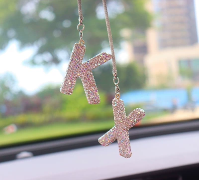 Car Interior Pendant High-End Letter, Car hanging - two-combined-numbers-contact-customer-service-for-notes