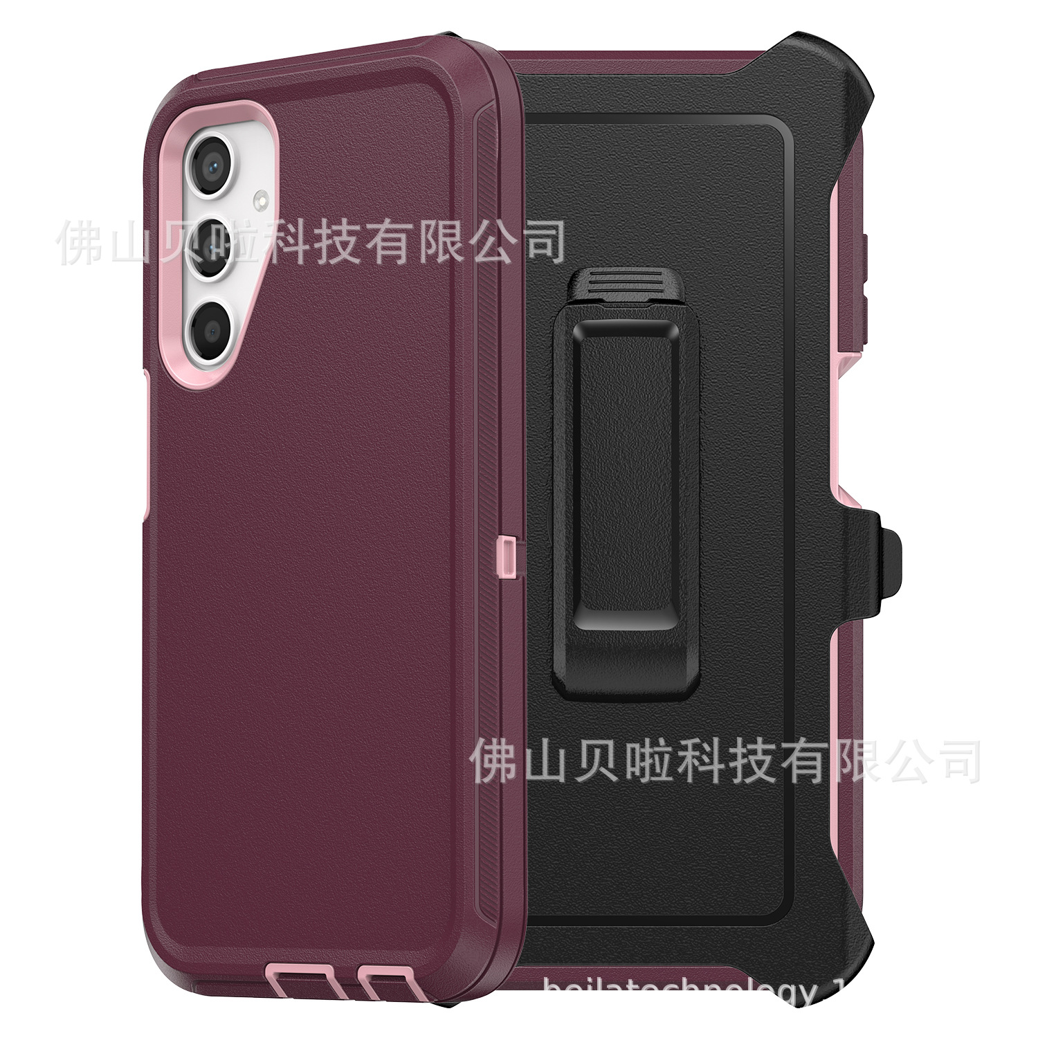 Hot selling new products for Samsung A15/A25/A35/A55 5G mobile phone case three anti-back clip robot factory