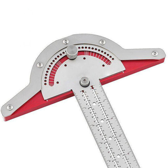Woodworking ruler edge measuring ruler arbitrary angle ruler woodworking design ruler tool edge gauge scale stock