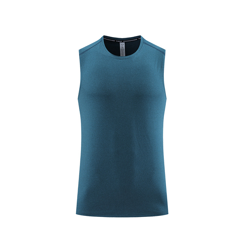 Verano nuevos deportes de secado rápido Chaleco de los hombres que absorbe la humedad sin mangas suelto ligero entrenamiento de fitness correr chaleco