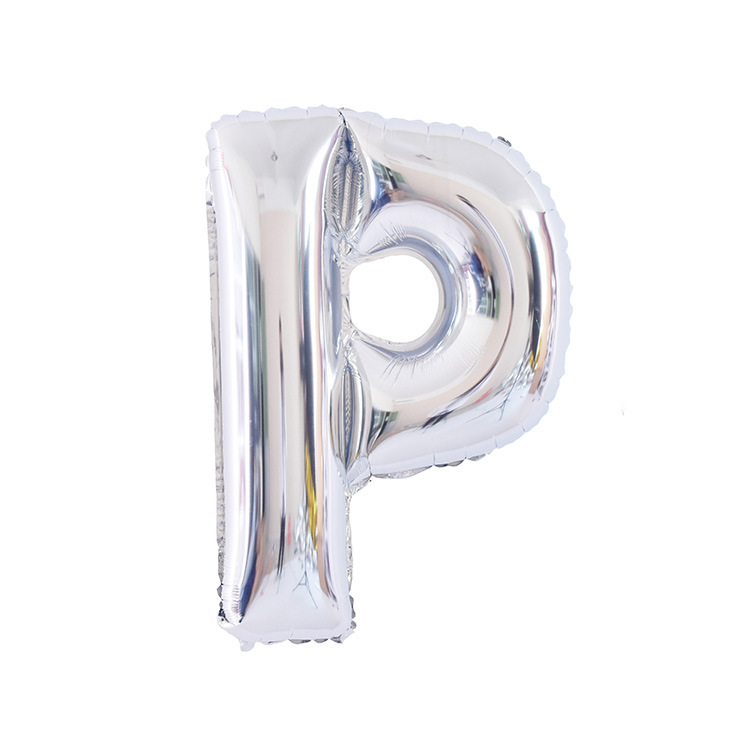 32 pulgadas 40 pulgadas 16 pulgadas inglés carta globo de aluminio fiesta de cumpleaños decoración de la boda papel de aluminio globo escena diseño