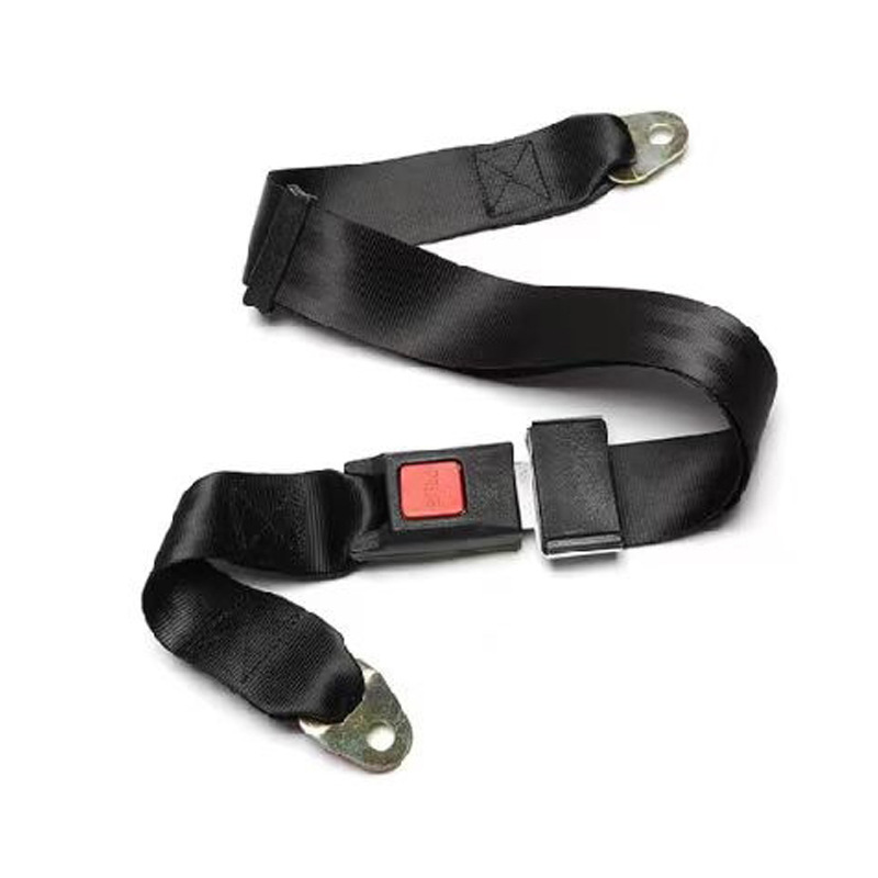 Two-Point Car Seat Belt, Manual Adjustment for Passenger Cars, Minibuses, and School Buses, Simple Two-Point Seat Belt