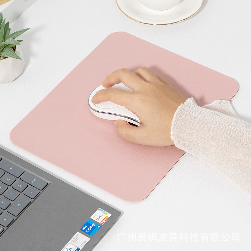 純色のシンプルな革のマウスパッドの小さいサイズの広告のマウスパッドのコンピュータのノートパソコンのオフィスゲームのマウスパッドのカスタマイズ|undefined