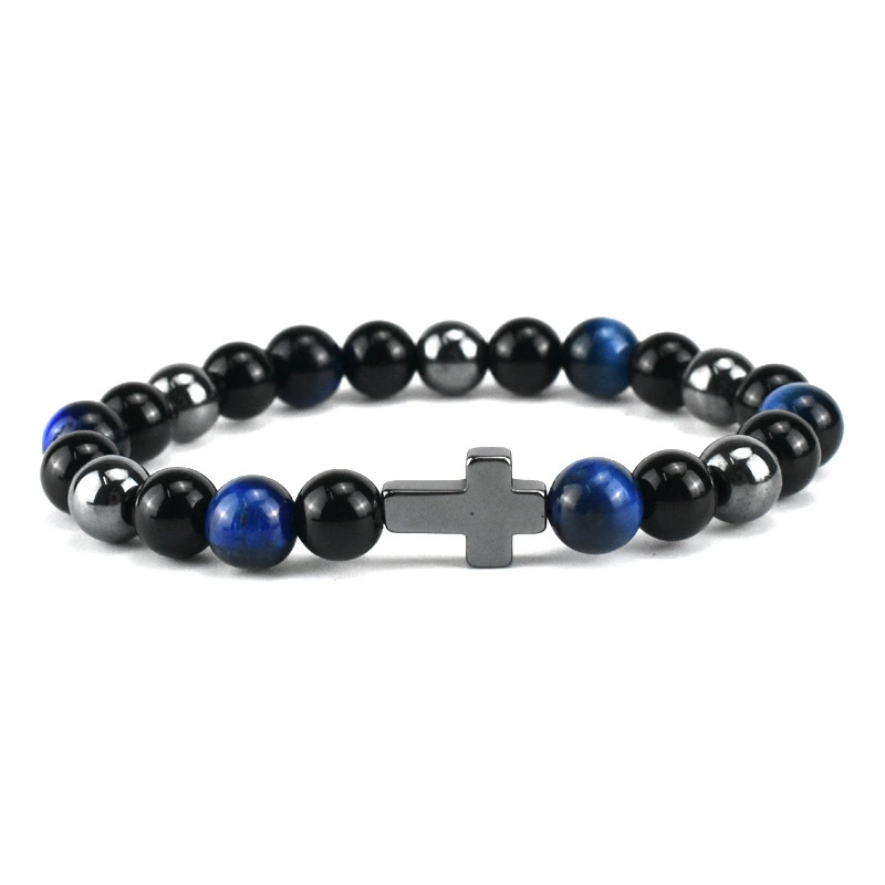 Агатовый бус bracelet браслет для мужчин и женщин эластичный ремешок для любимого
