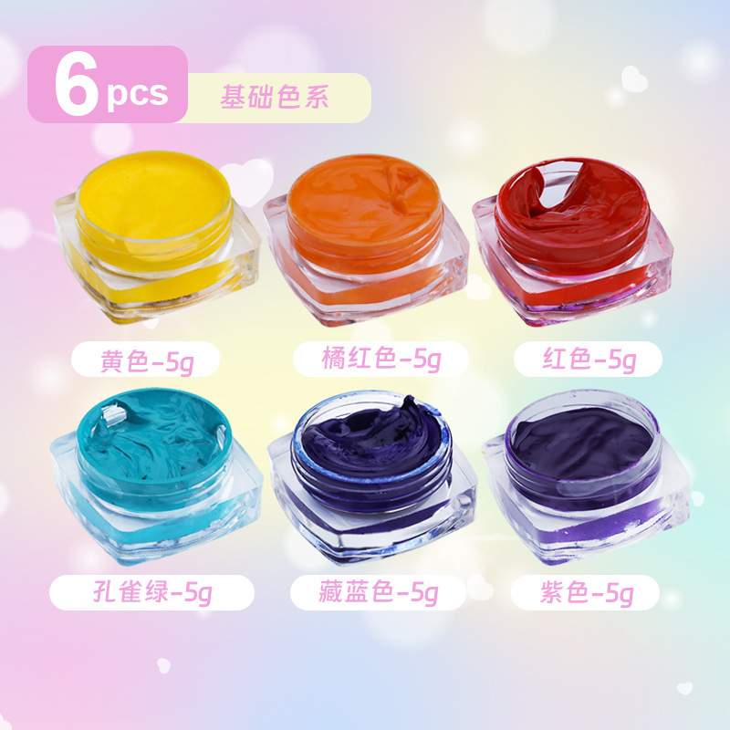 巧巧5g装つまみ色膏マカロン油性クリームDIYつまみ楽シリカゲル色膏カラー顔料セット|undefined