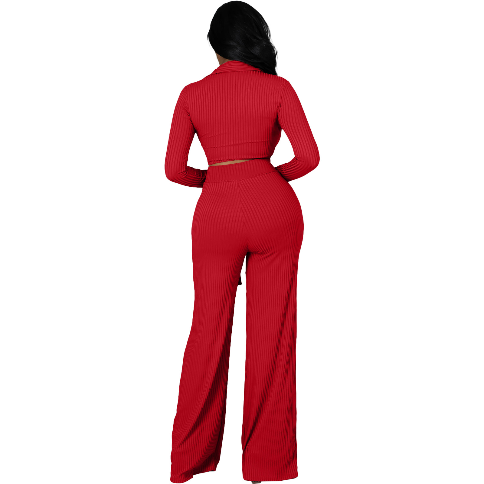 Casual Daily Women's Streetwear Solid Color Spandex Pants Sets Pants Sets display picture 16