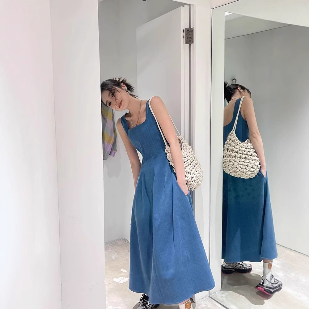 Summer small denim dress