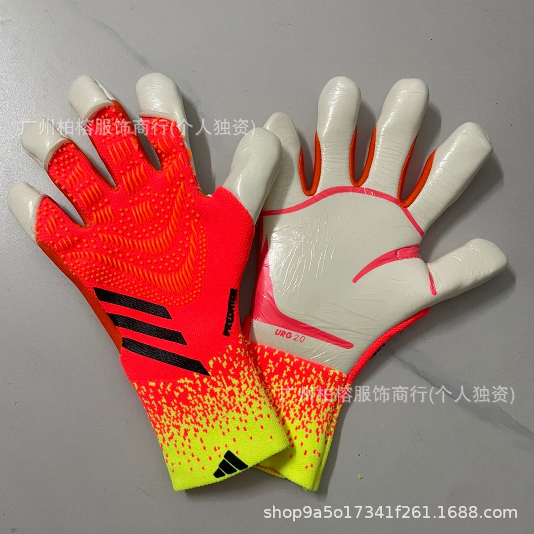 25 nuevo engrosado sin pulsera sin dedos de látex antideslizante entrenamiento de entrenamiento de portero del halcón guantes portero
