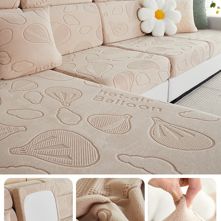 2023 nueva cubierta elástica del sofá cubierta trasera todo incluido cuatro estaciones universal antideslizante sofá cojín cubierta Toalla de tela cojín