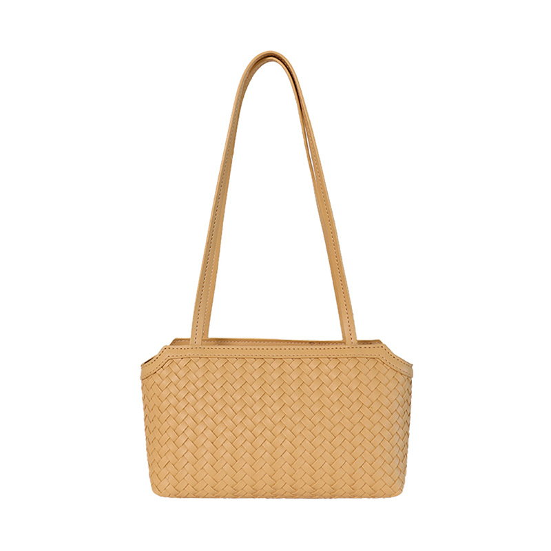 Moda fresca y alta capacidad trenzada bolsas axilales de nicho de nicho de diseño bolsas de mano diarias bolsas de viaje versátiles