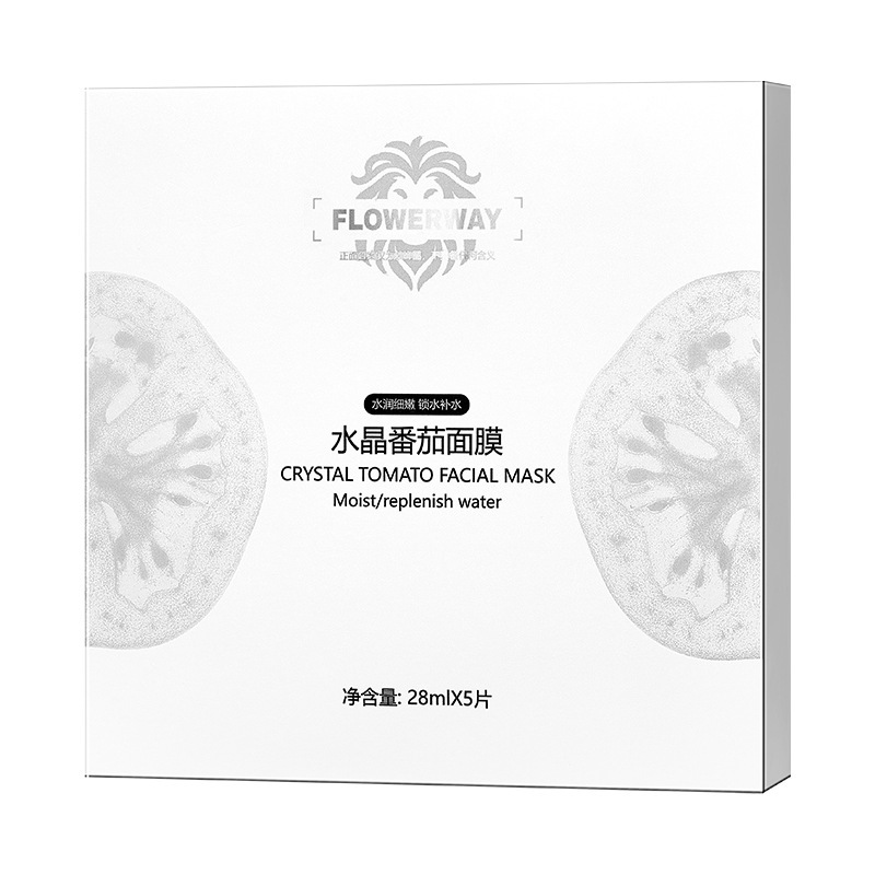 FLOWERWAY水晶トマトマスクは水を補給して肌の色を明るくします。|undefined