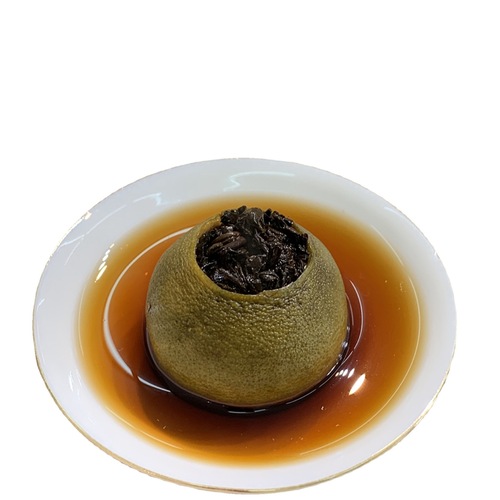 Wholesale Xinhui small green tangerine sun-dried imperial Pu-erh tea loose fruit fragrance small green tangerine Pu-erh ripe tea leaves can be shipped