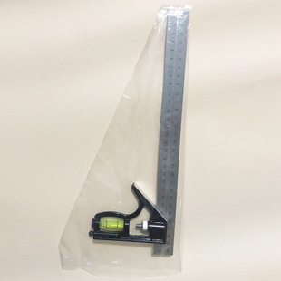 Yunbei Supply 300mm Movable Combination Angle Ruler Stainless Steel Angle Ruler Civil Engineering Measurement Tool Right Angle Ruler