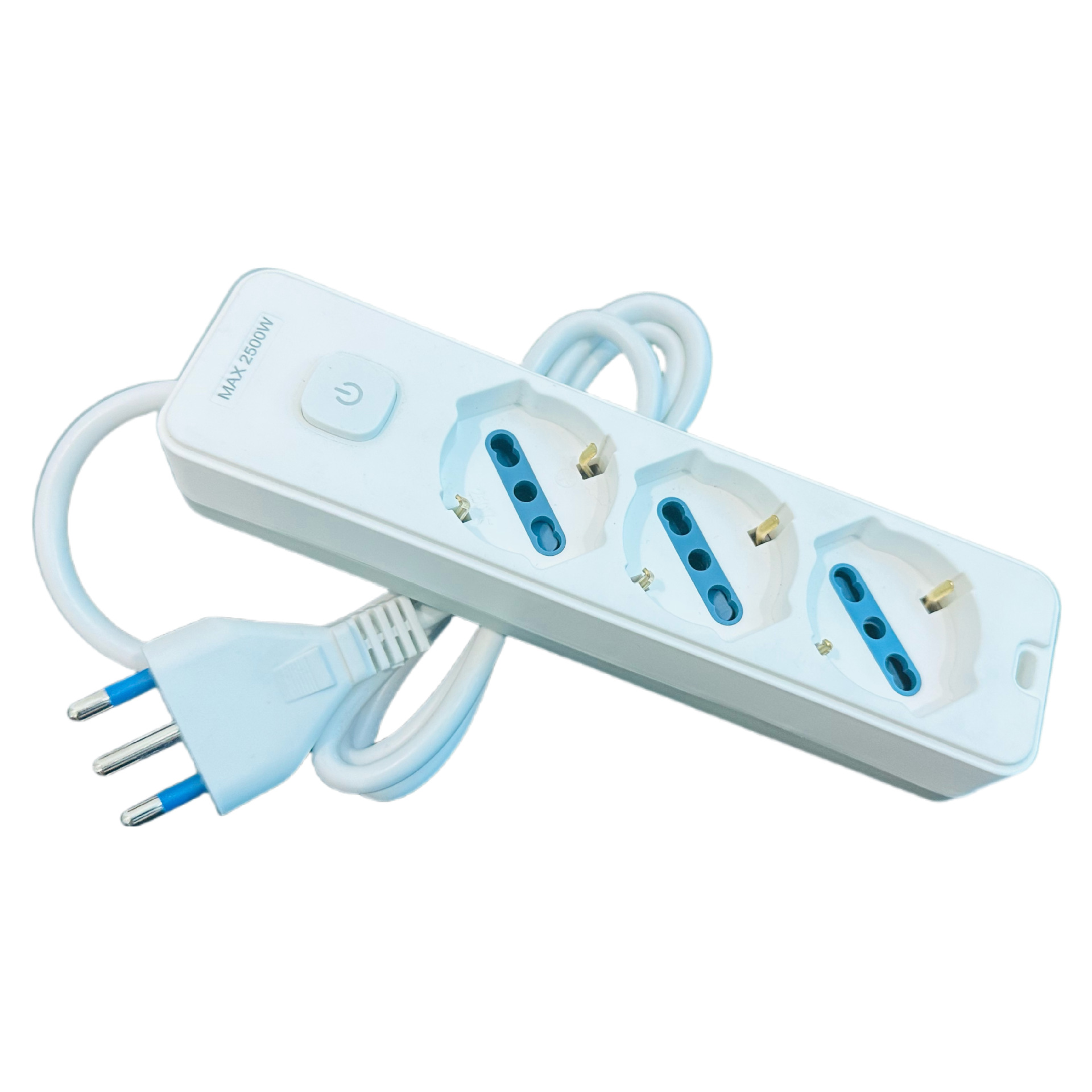 跨境货源德意式多孔插板带灯开关带认证意规儿童保护门家用插板