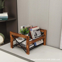 实木收纳箱书架存储箱相册记录竹木乙烯基唱片收纳架桌面收纳木架