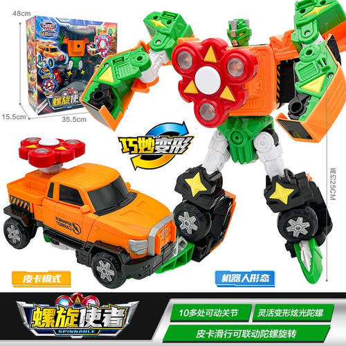CABOLO Fire Rescue Transformer Robot Toy Firefighting Master for Kids Boys
