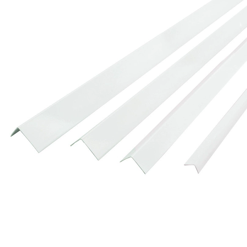 Фарфор Белый Чистый Белый L-образный Прямоугольный Равный Угол Латексная Краска Стены Угловой Протектор Фарфоровая стена Угловая кромка Полоса Угловая Линия