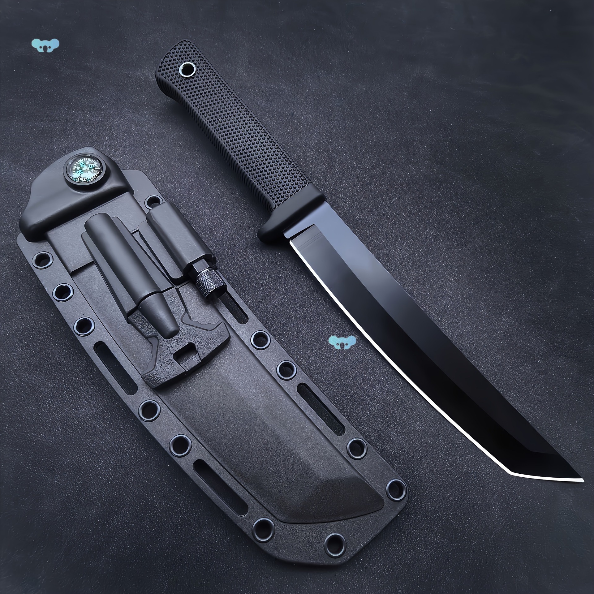 1pc Outdoor Straight Knife Tactical Knife With Knife工具刀