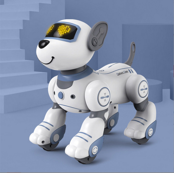 Robot perro inteligente transfronterizo con diálogo por voz, sensible al tacto, programable para cantar y bailar, juguete educativo con control remoto