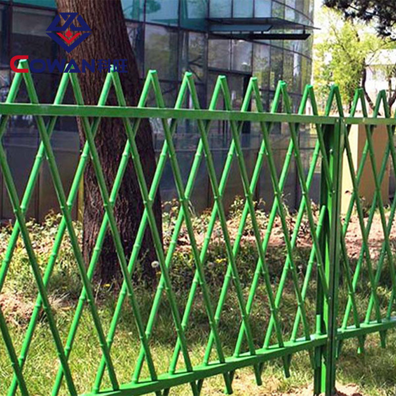 Valla de bambú de acero inoxidable al aire libre nueva valla vegetal rural patio barandilla de pared baja valla de bambú de aves de corral
