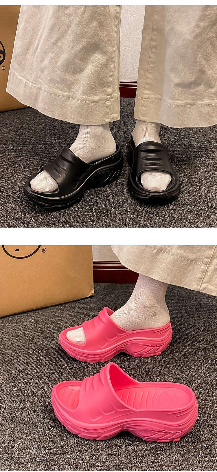 하이힐 슬로퍼 여자 여성뮬슬리퍼형샌들