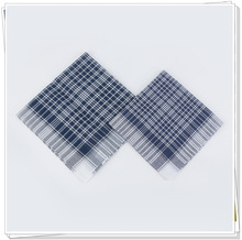男士涤纶色织格纹手帕方巾头巾劳动巾厂家直供现货可加工logo