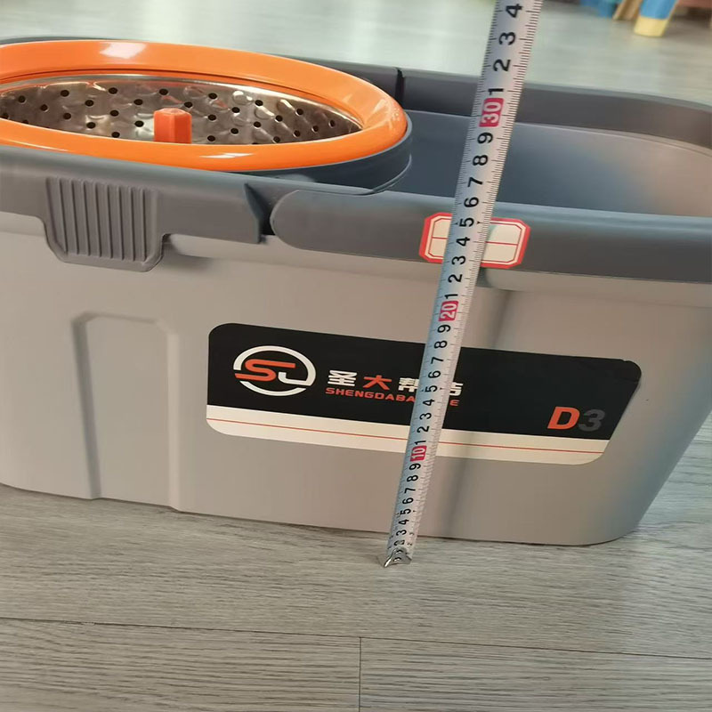 Juego de fregona giratoria con cubo, lavado automático sin manos, fregona de cabeza redonda, para hogar