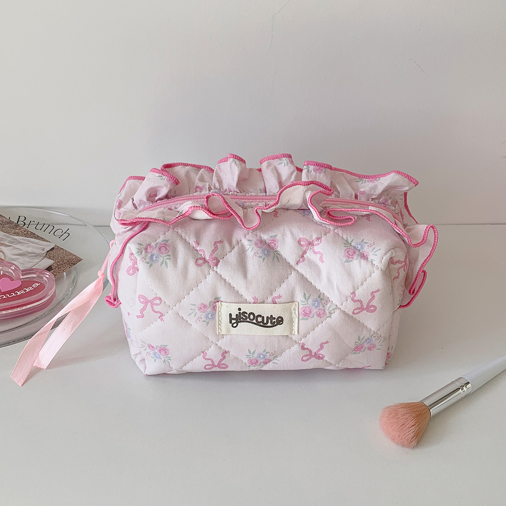 179g Weight Pencil Case Stationery Type 1 Piece Quantity Class, Learning, Graduation Occasion Cotton, Polyester Material Bow Knot Pattern Korean Style Style Bow Knot Cotton Polyester Class Learning Graduation Korean Style Pencil Case 14
