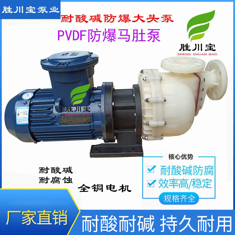 胜川宝 防爆马肚泵 耐浓硫酸自吸泵耐腐蚀大头泵酸碱废液