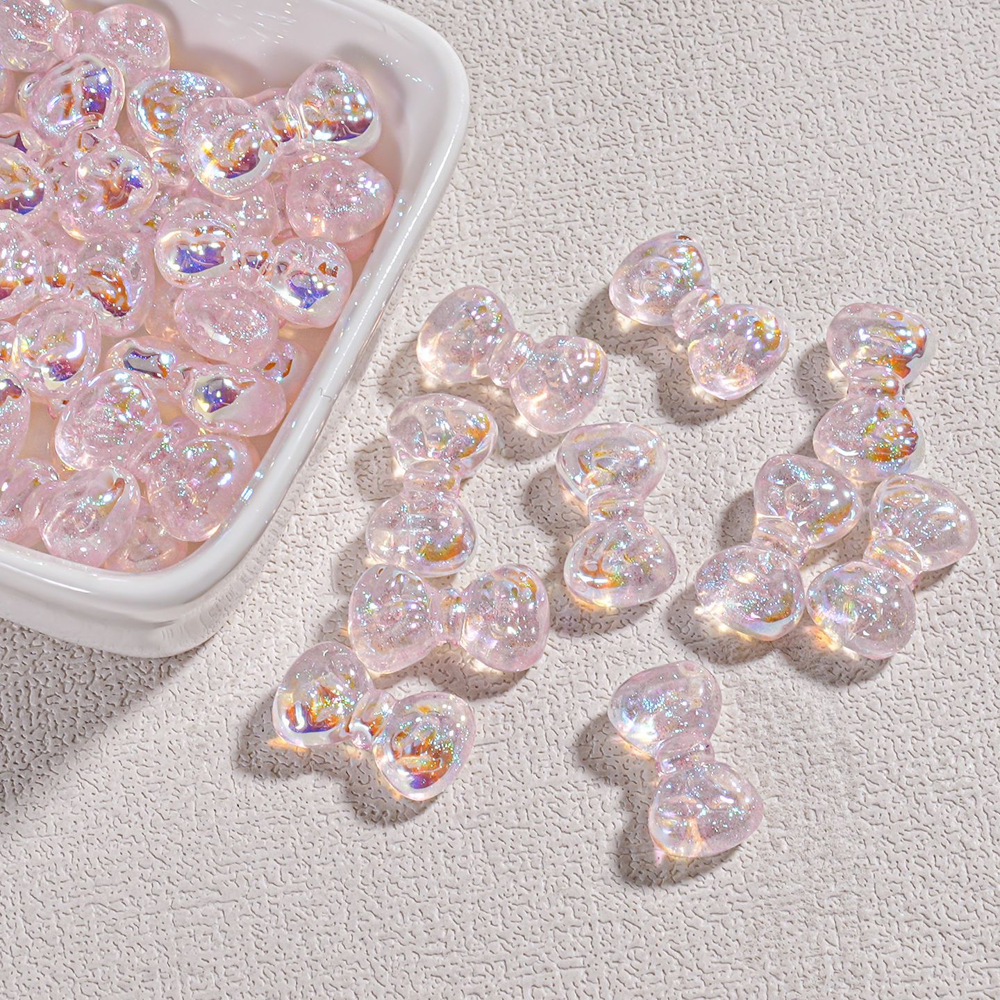 Cadena de teléfono móvil de cristal, cadena colgante de teléfono móvil de perlas, cadena de muñeca, material, cuentas de lazo, cuentas sueltas, lote hecho a mano de bricolaje