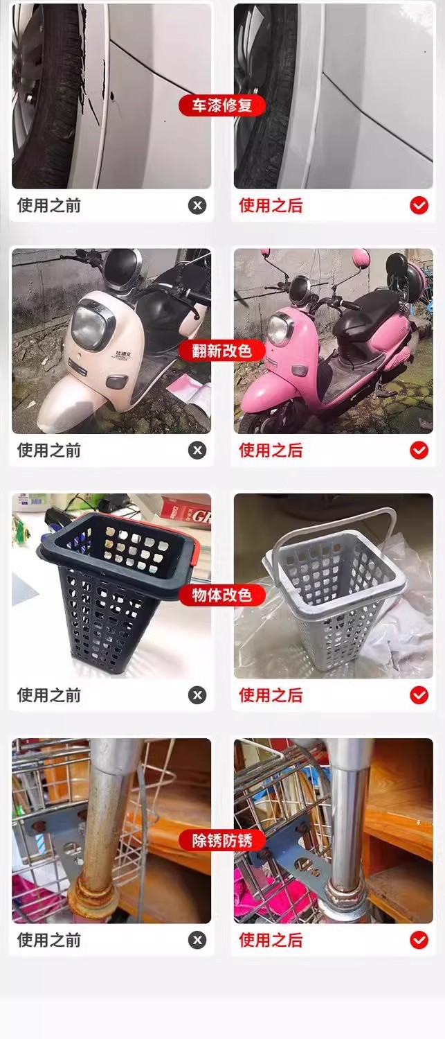 Blue tricycle series automatic painting Jin Peng Zongshen Huaihai five-star new pigeon color change renovation self-painting RF