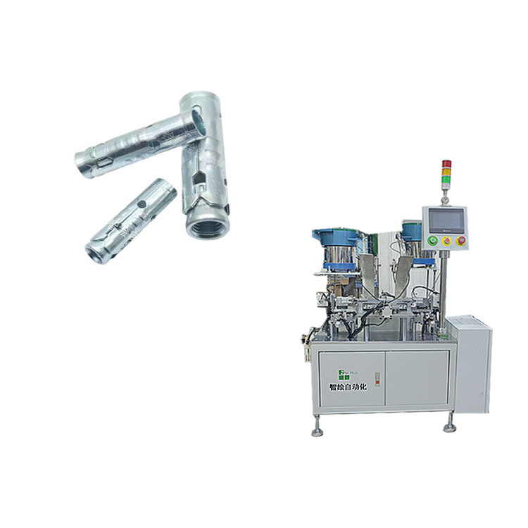 鱼鳞拉爆胀栓组装机膨胀套筒组合连体扯爆吊顶三件套内顶爆螺丝机