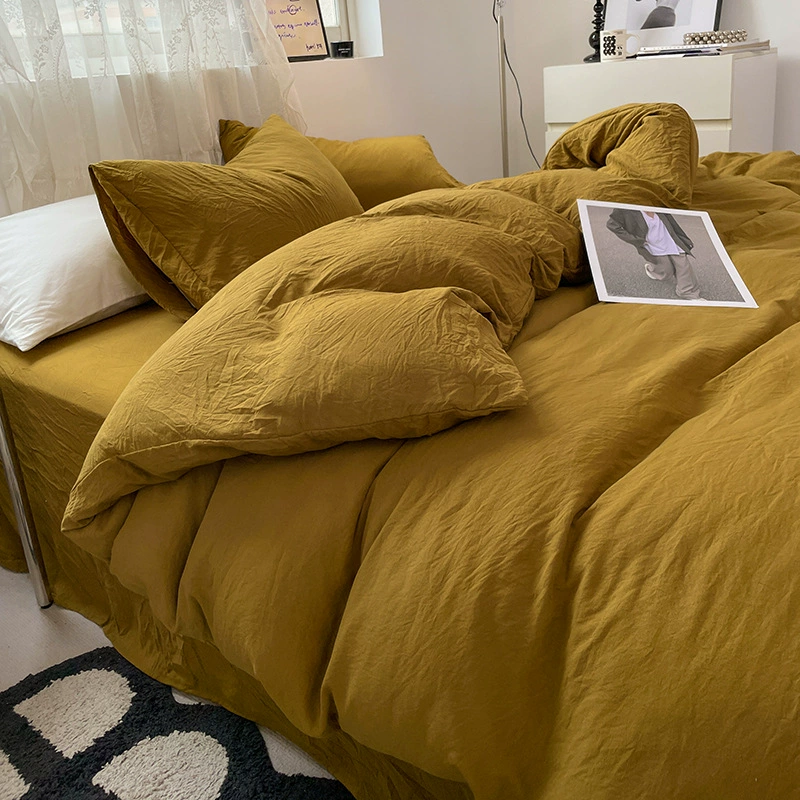 Постельный комплект — Spring bed linen, 3‑ или 4‑компонентный, ткань с мягкой кожей, различные размеры