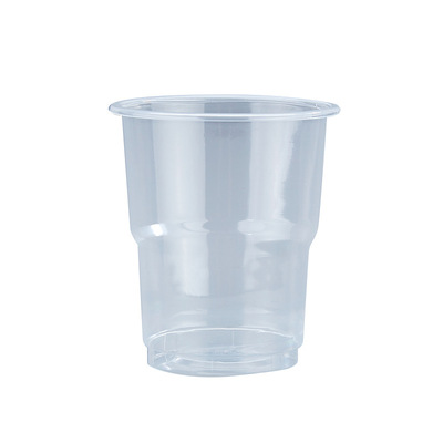较厚款一次性杯子塑料杯加厚家用透明航空杯商用中号饮水杯