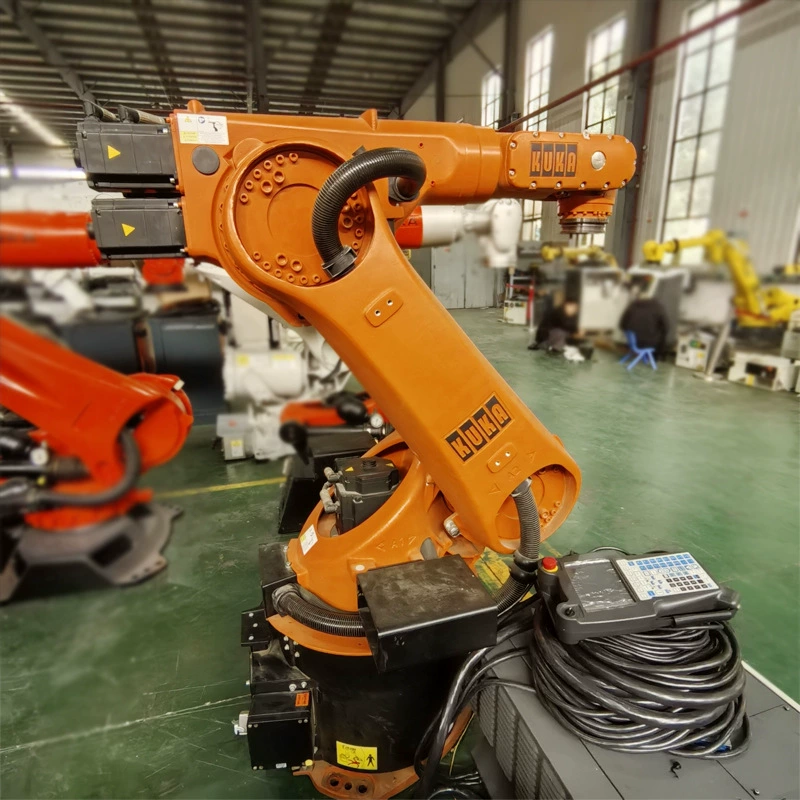 Используется KUKA Kuka промышленный робот нагрузка 60KG шестиосный манипулятор KR60-3 погрузочно-шлифовальный манипулятор