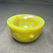 寿山石碗玉石田黄石玉小摆件碗茶碗礼品玉壶玉器工艺礼品摆件批发