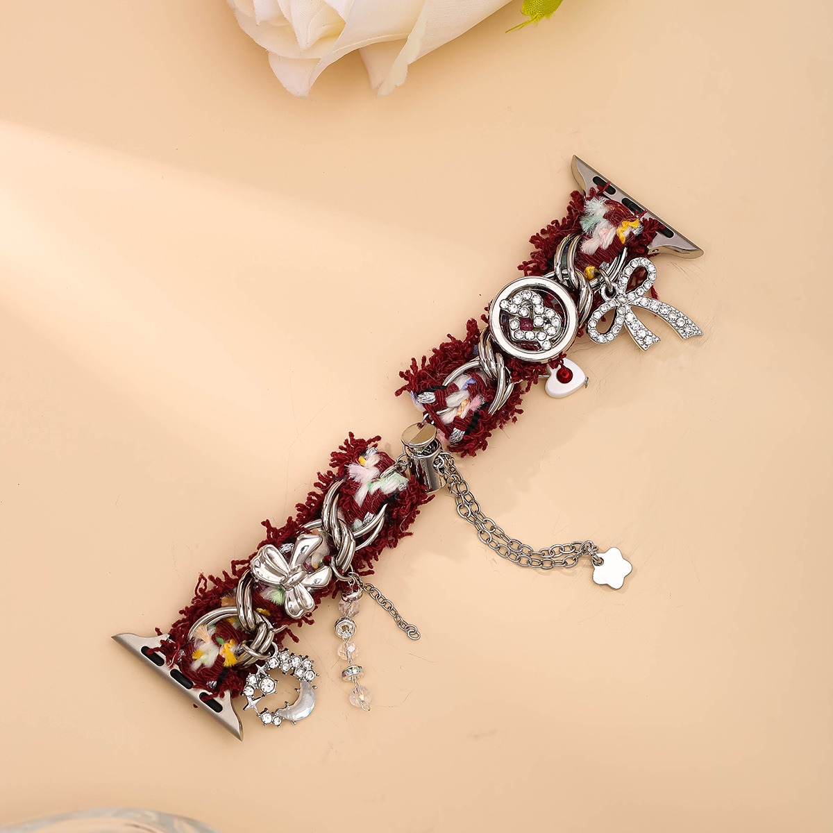 Christmas Woolen Watch Strap For Apple Watch Series 8 And 7_voghion.com