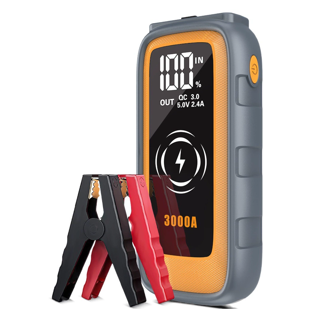 Автомобильный пусковой блок питания, портативный внешний аккумулятор, устройство для запуска двигателя, компрессор — всё в одном.