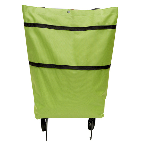 Portable shopping cart with wheels, foldable, lightweight, express home use, easy to pick up, bag for trendy vegetable buying, small pull cart, drag cart