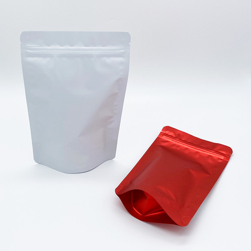 Directly from the manufacturer, matte color aluminum foil self-standing bags, cat food, fish bait packaging bags, flower tea sealing bags, food ziplock bags