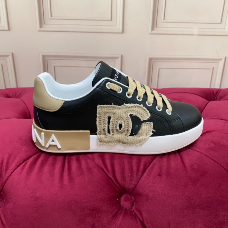 Comercio exterior orden Original D familia Four Seasons casual low-top DG plataforma zapatos de cuero punta redonda talón plano zapatos de viscosa de los hombres Guangzhou bienes