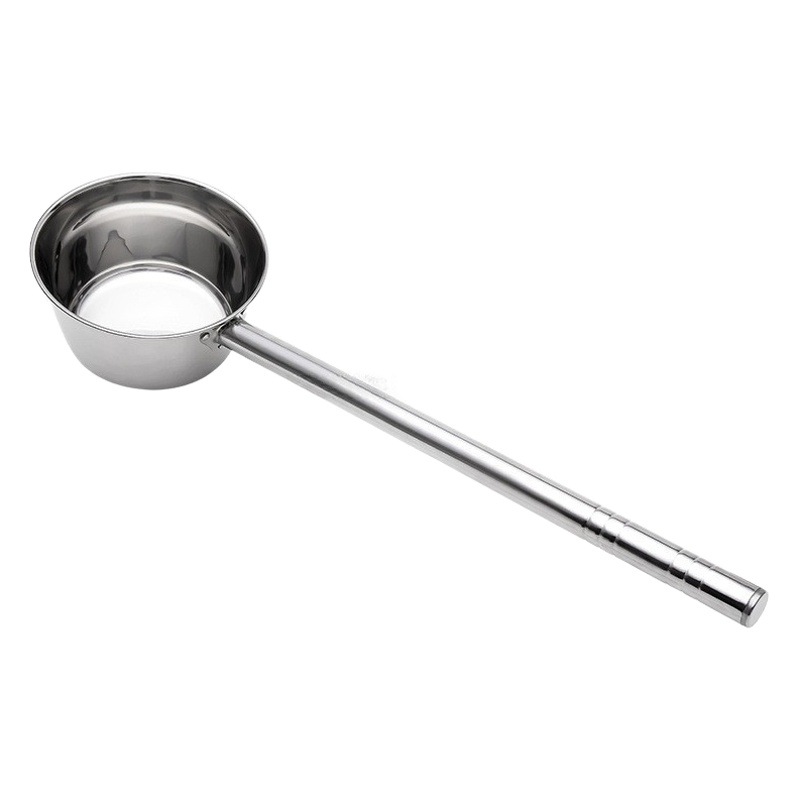 Cuchara de agua de mango largo de acero inoxidable Cuchara de cocina cuchara de sopa cuchara de agua de mango largo Cuchara de cocina cuchara de gachas cuchara de verduras al por mayor comercial