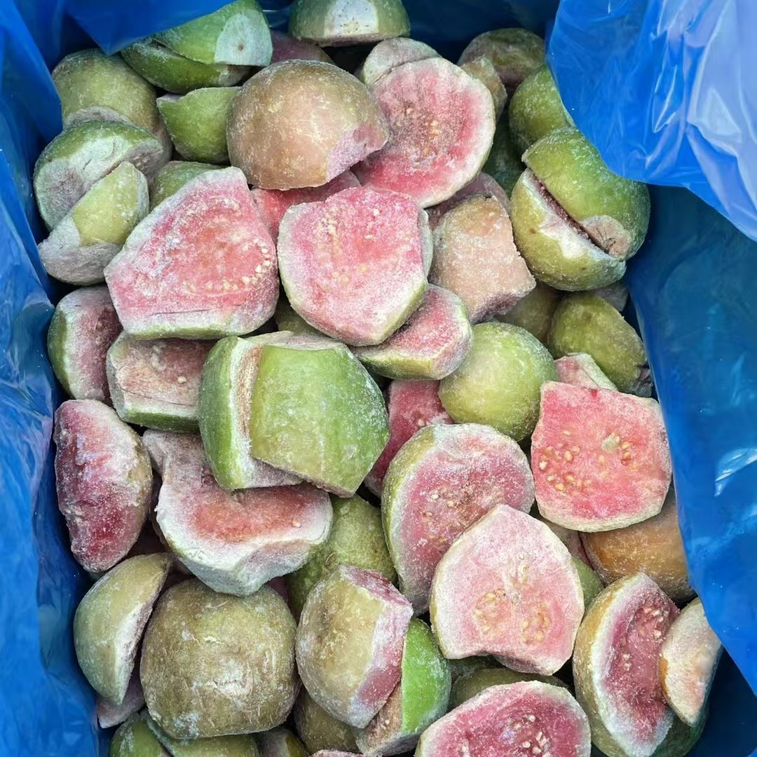 冷冻芭乐果肉1kg 新鲜红心番石榴块奶茶店冷饮果汁水果捞冰沙原料