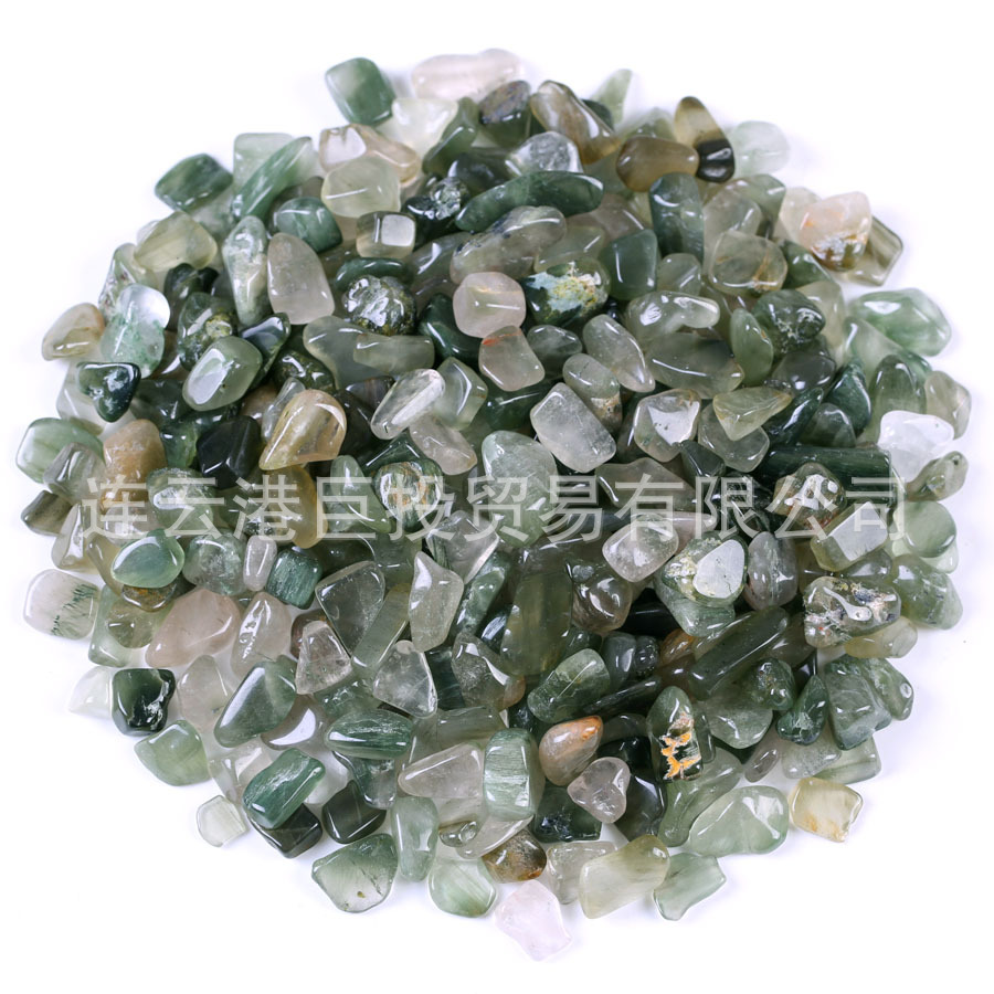 100 tipos de piedra triturada de 7 - 9mm cristal natural jade ágata espécimen de piedra preciosa marco de fotos transfronterizo mano suministro Amazon