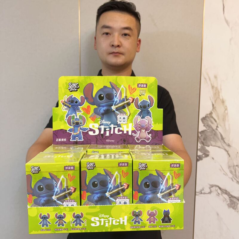 正版史迪奇盲盒桌面摆件公仔潮玩手办拼装玩具机构电玩城积分礼品|undefined