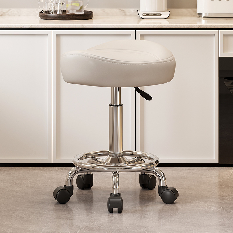 Taburete alto casero respaldo elevación silla giratoria polea cocina cocina cocina cajero taburete de barbero especial