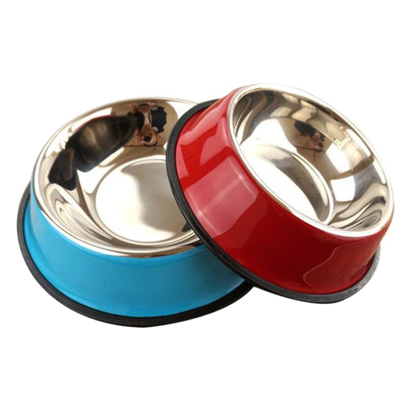 Dropshipping Pet Supplies Stainless Steel Dog Bowl Cat Bowl Non-Slip Large Dog Food Bowl Dog Bowl Stainless Steel Pet Bowl