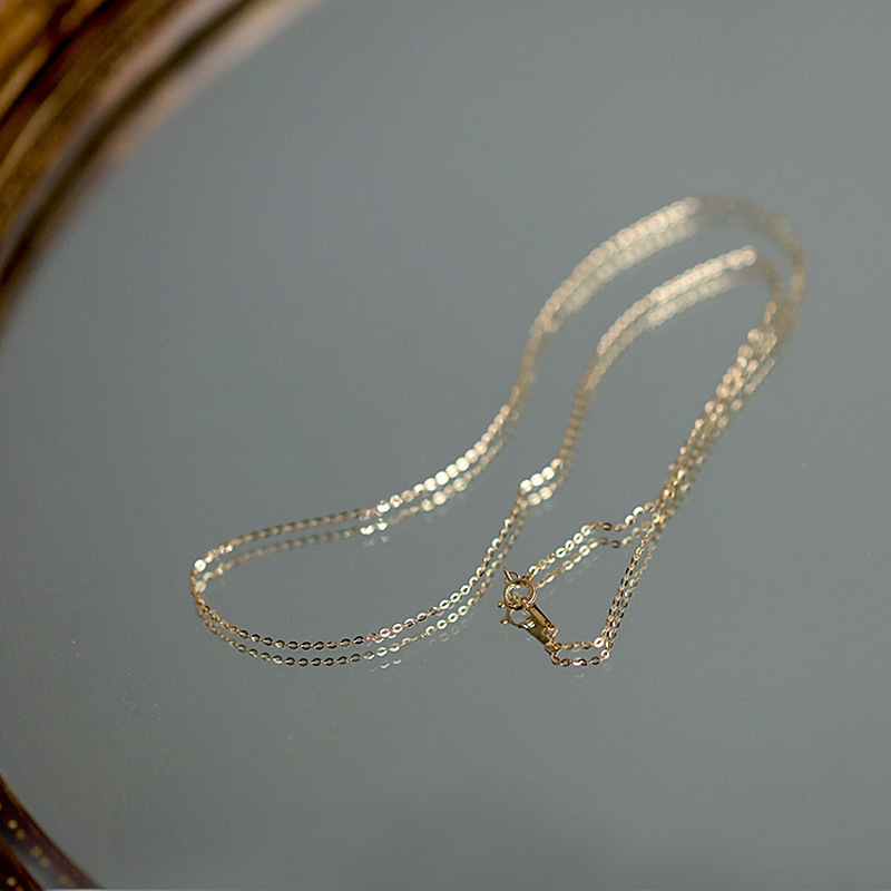 Holiday Occasion 1 Piece 925 Sterling Silver Solid Color 925 Sterling Silver Cable Chain Chain Necklace